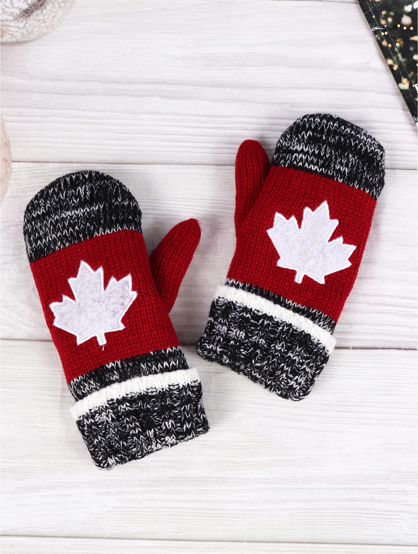 Canada Themed Mittens